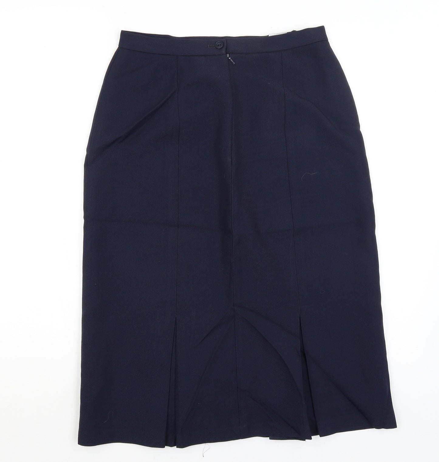 Hunter Carson Womens Blue   Pleated Skirt Size 12