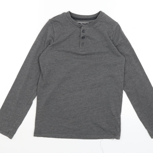 TU Girls Grey   Basic T-Shirt Size 10 Years