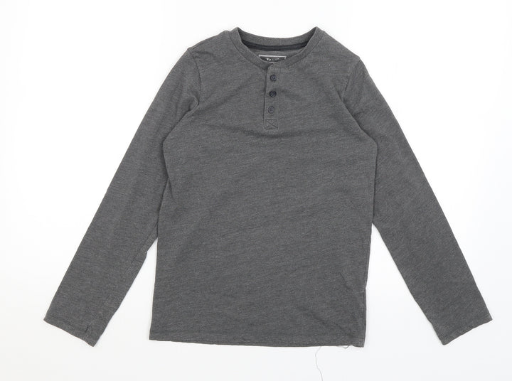 TU Girls Grey   Basic T-Shirt Size 10 Years