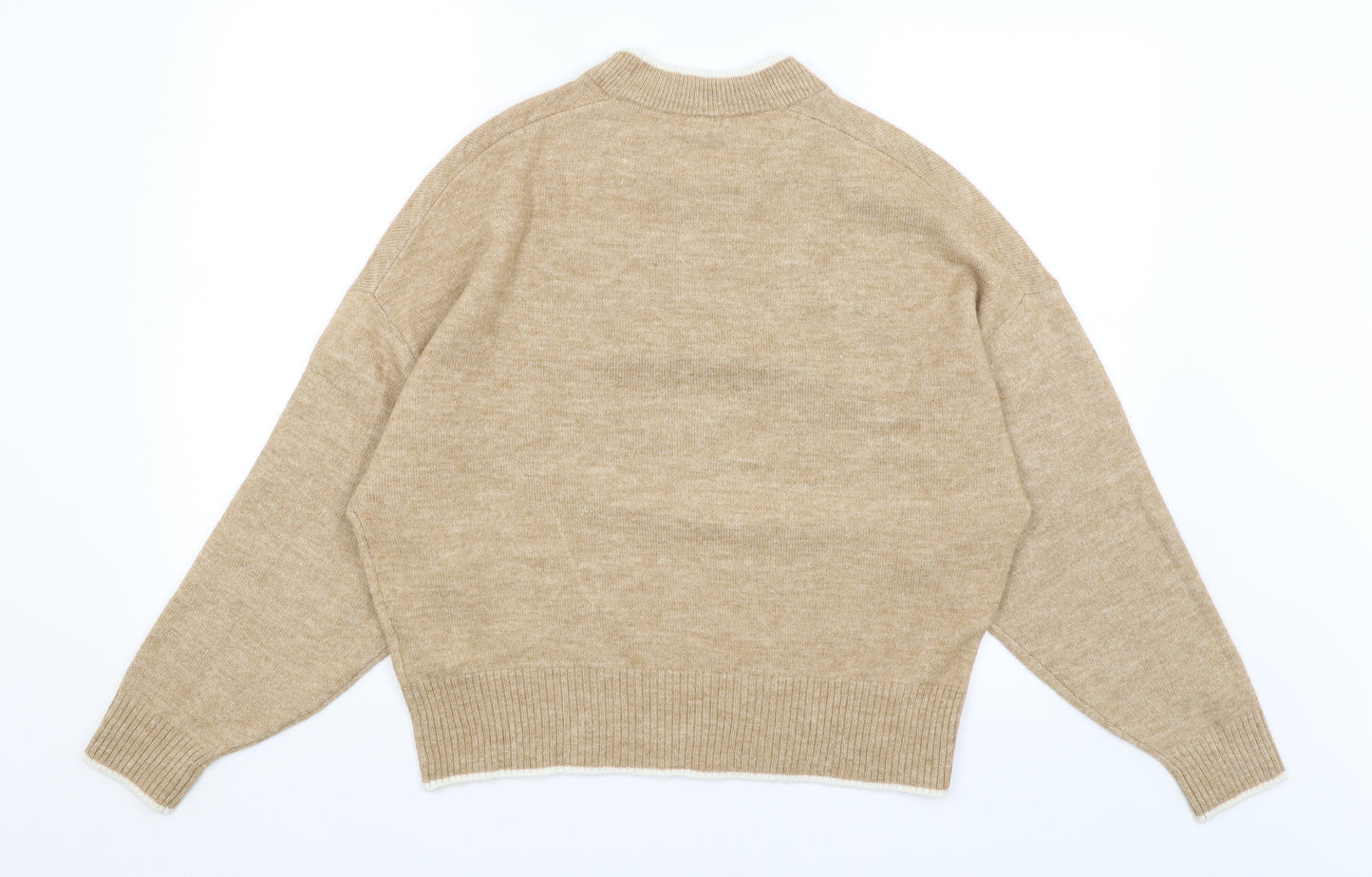 H&M Womens Brown   Pullover Jumper Size M
