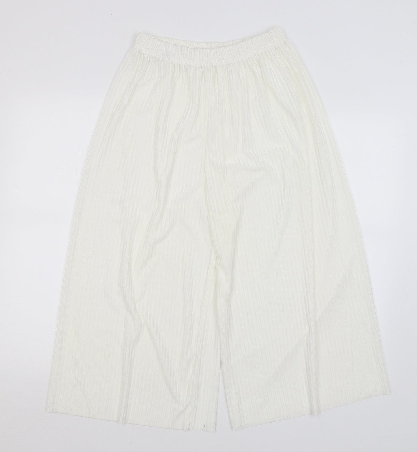 Preworn Womens Ivory   Culotte Shorts Size S