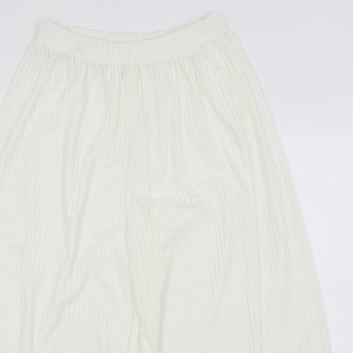 Preworn Womens Ivory   Culotte Shorts Size S