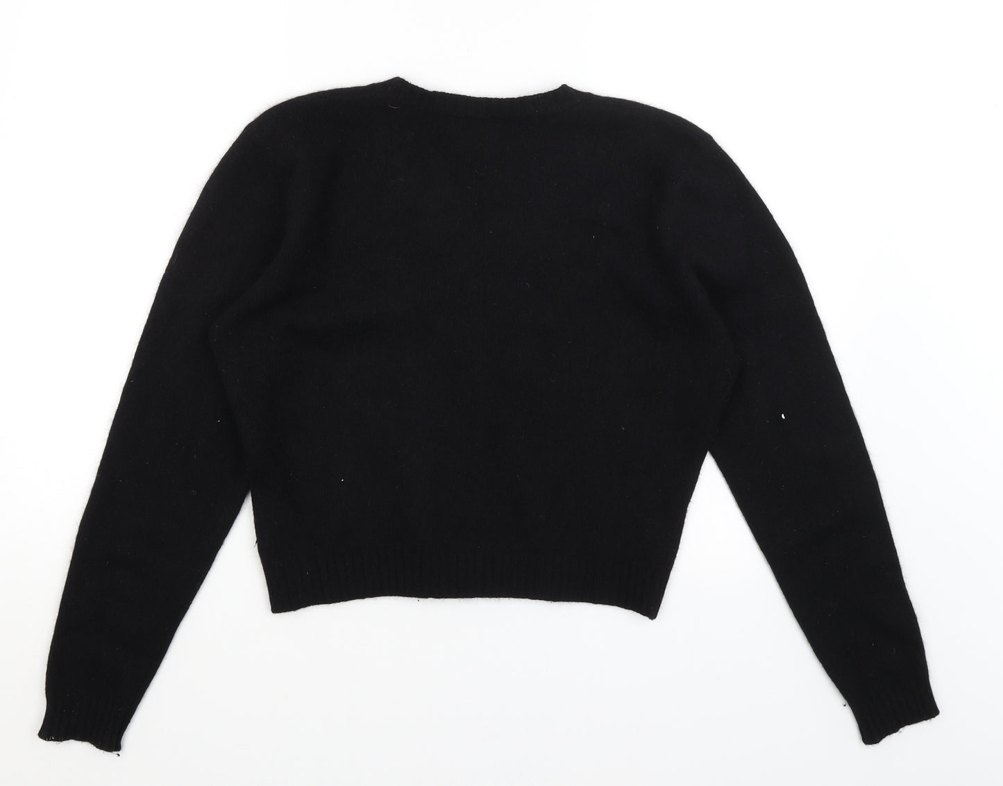 St Michael Womens Black   Cardigan Jumper Size 12