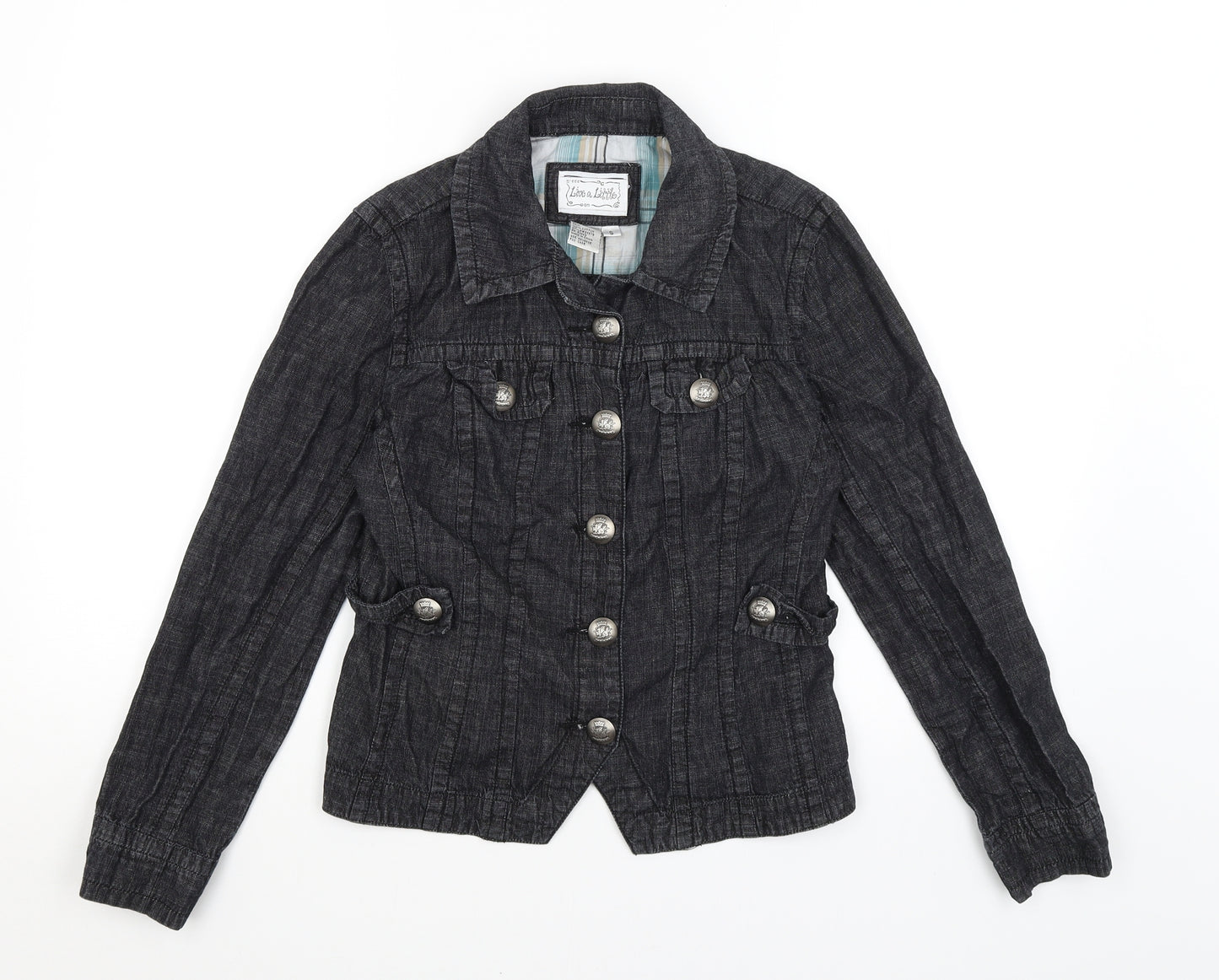 Live a Little Womens Black   Jacket  Size S