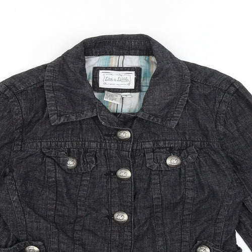 Live a Little Womens Black   Jacket  Size S