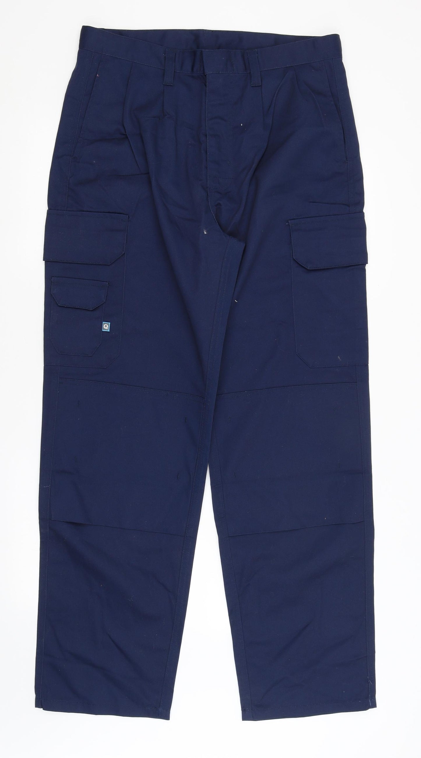 Aqua Mens Blue   Carpenter Trousers Size 34 in L32 in