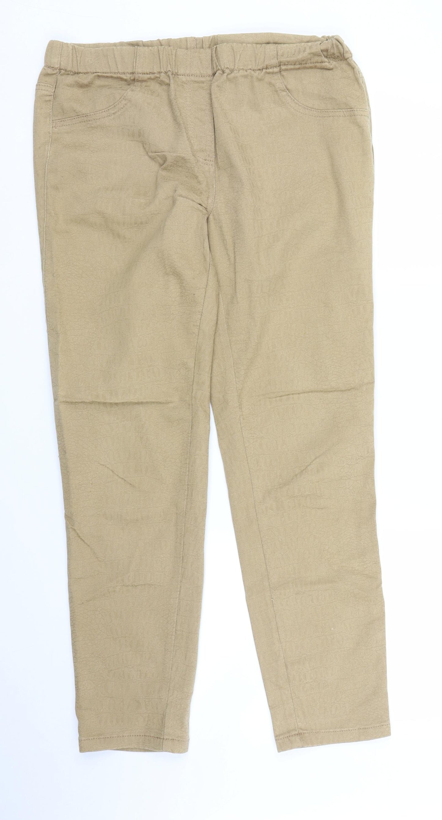 George Womens Beige   Straight Jeans Size 14 L27 in