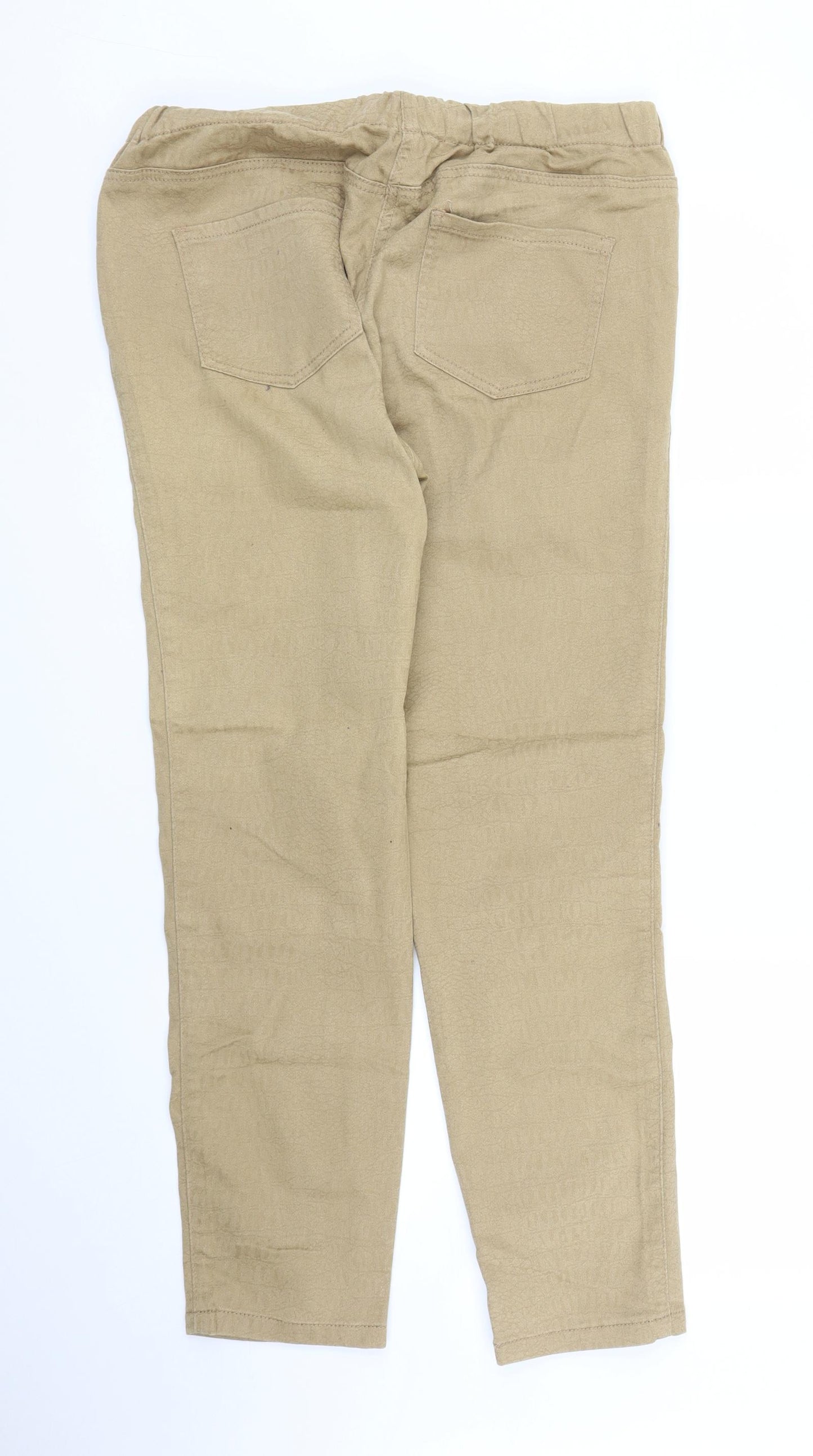 George Womens Beige   Straight Jeans Size 14 L27 in