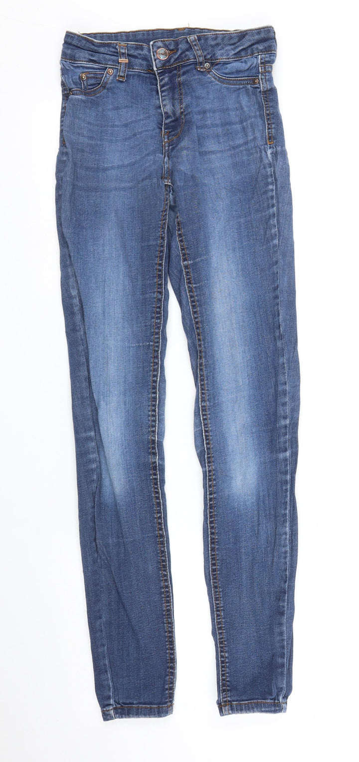 Amisu Girls Blue  Denim Skinny Jeans Size 12-13 Years