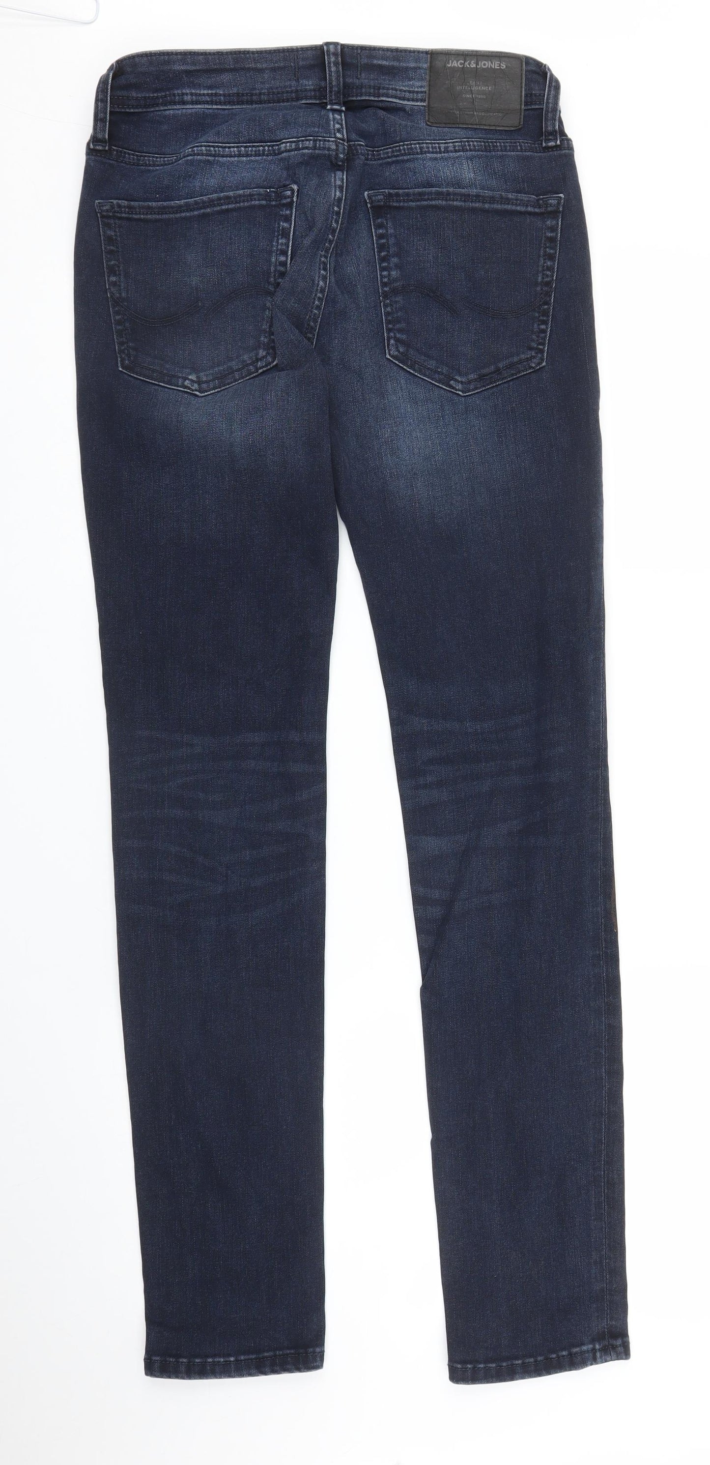 JACK & JONES Mens Blue  Denim Skinny Jeans Size 28 in L31 in