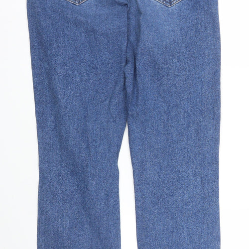 New Look Womens Blue  Denim Mom Jeans Size 10 L29 in