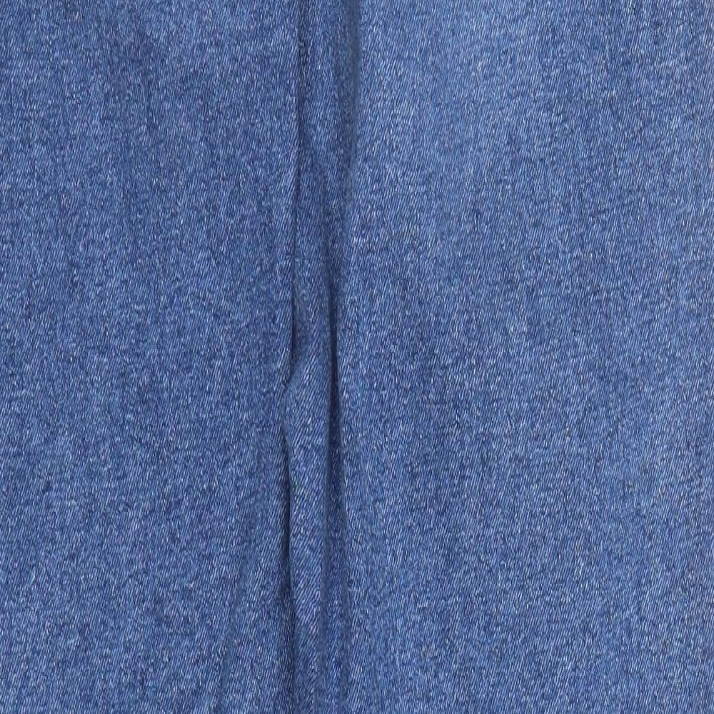 New Look Womens Blue  Denim Mom Jeans Size 10 L29 in