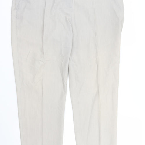 Dorothy Perkins Womens Beige   Pedal Pusher Trousers Size 14 L25 in