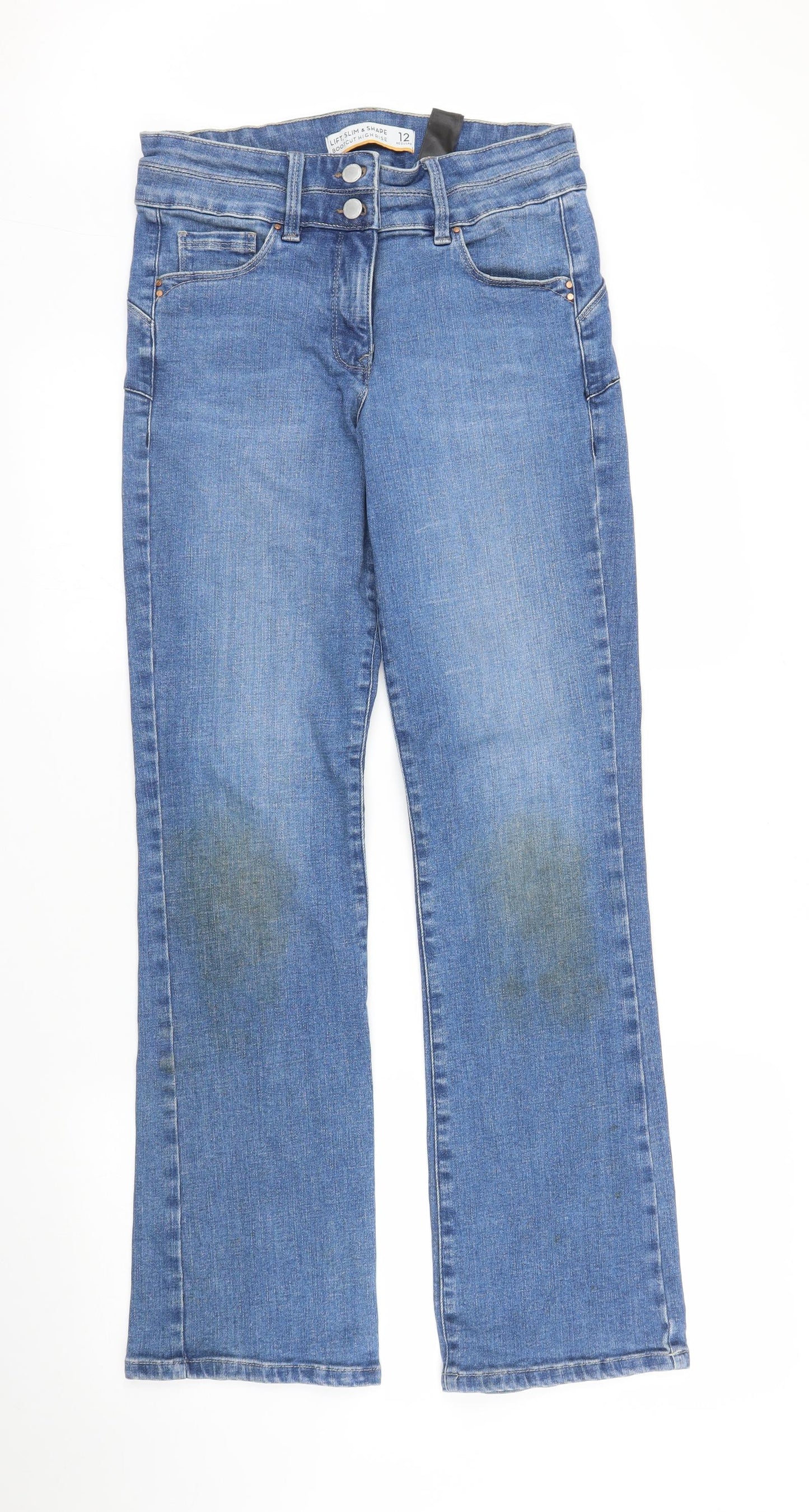 NEXT Womens Blue  Denim Bootcut Jeans Size 12 L29 in