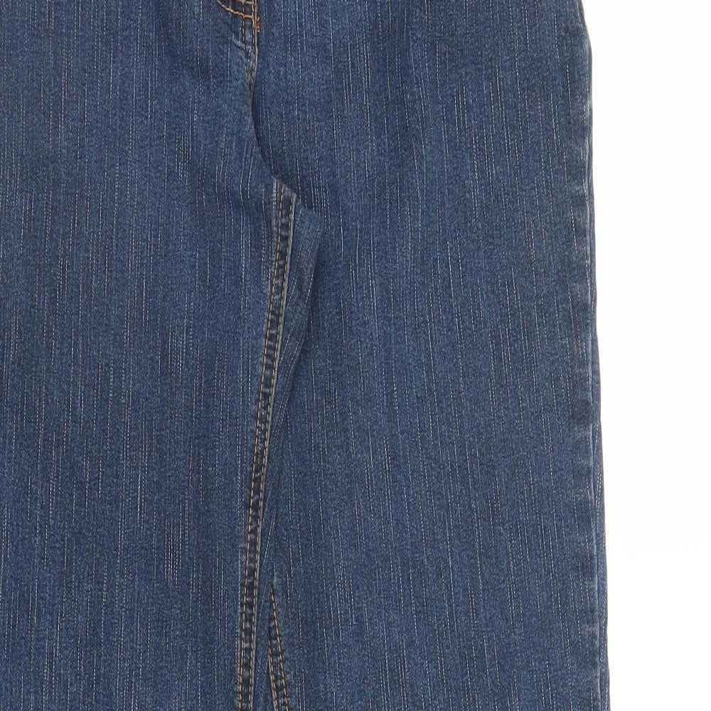 Fluid Womens Blue  Denim Bootcut Jeans Size 12 L30 in
