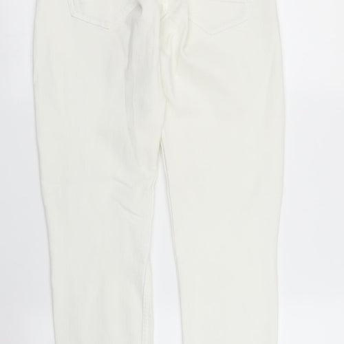 Subtle Blanco Womens White  Denim Skinny Jeans Size 8 L25 in