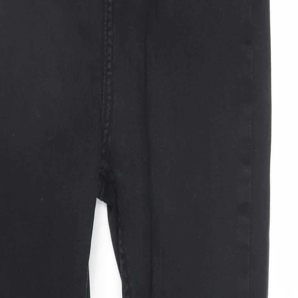 F&F Womens Black  Denim Skinny Jeans Size 8 L24 in