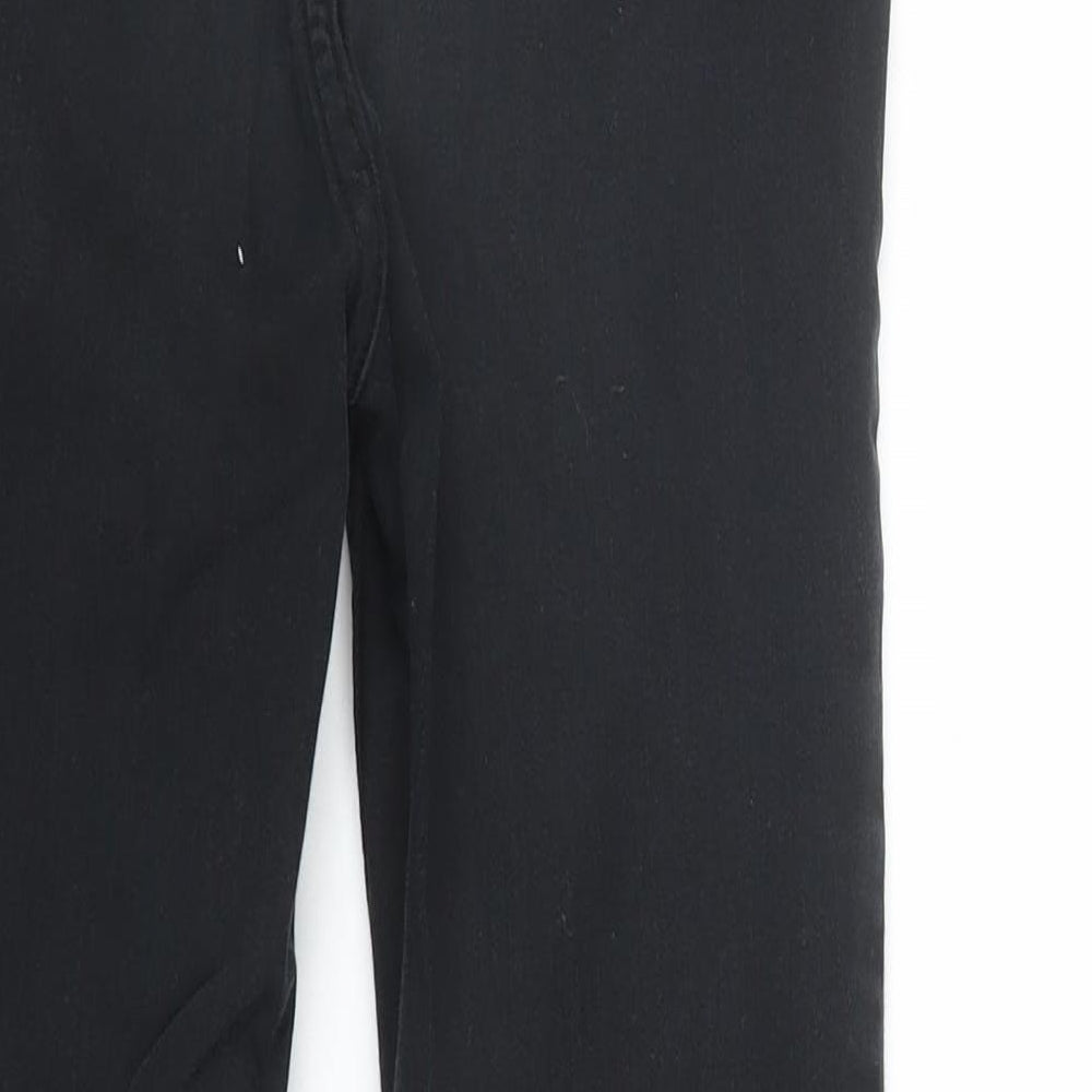 F&F Womens Black  Denim Skinny Jeans Size 8 L24 in