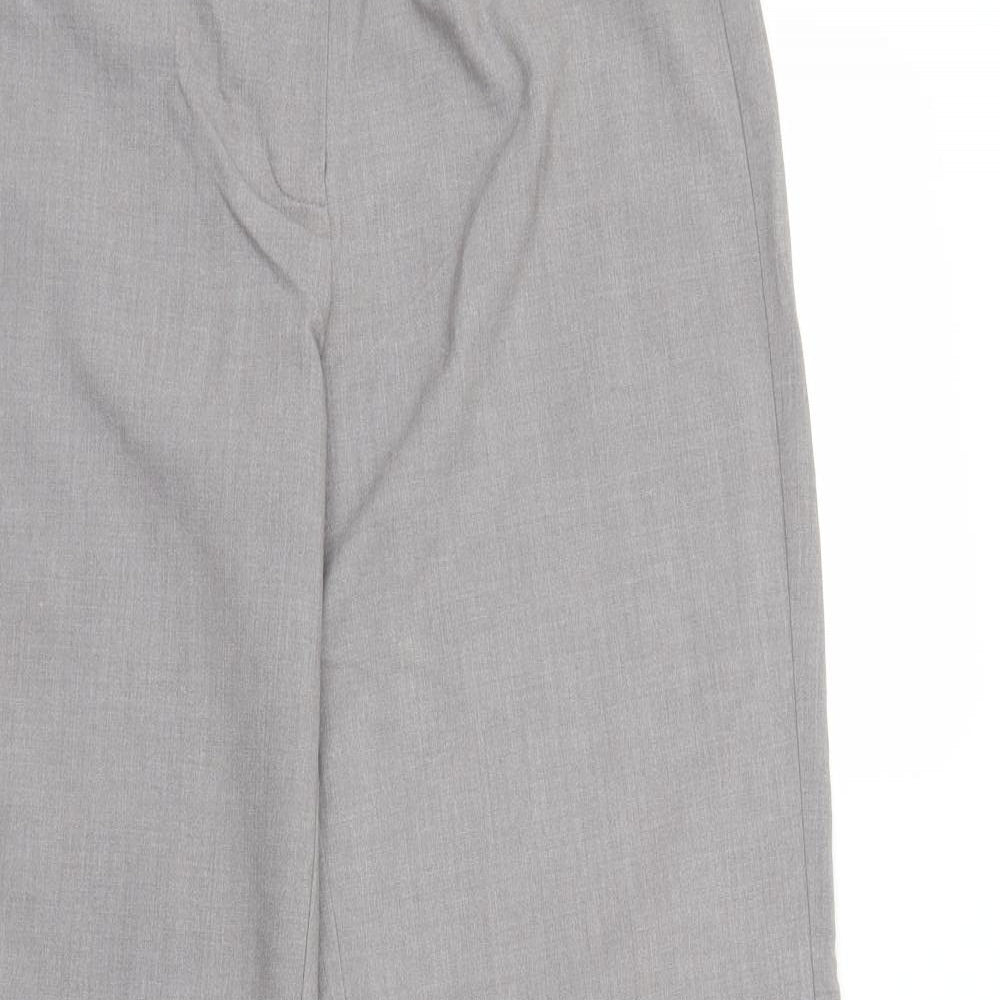 M&S Womens Grey   Trousers  Size 10 L29 in