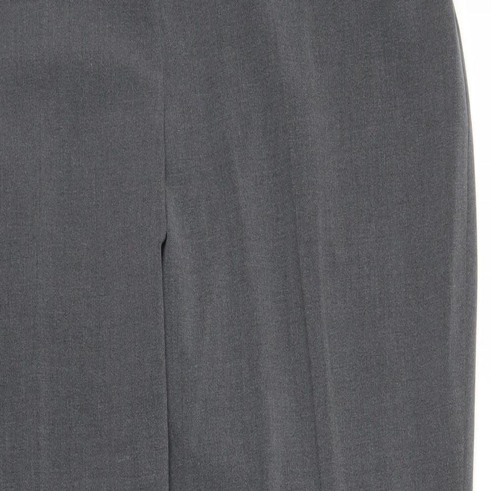BM Womens Grey   Trousers  Size 16 L27 in