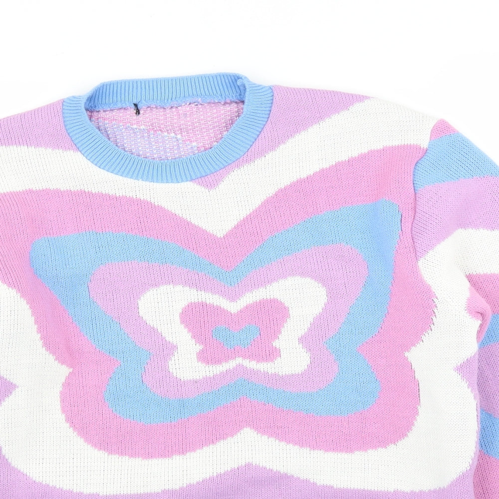 I SAW IT FIRST Womens Purple   Pullover Jumper Size 10