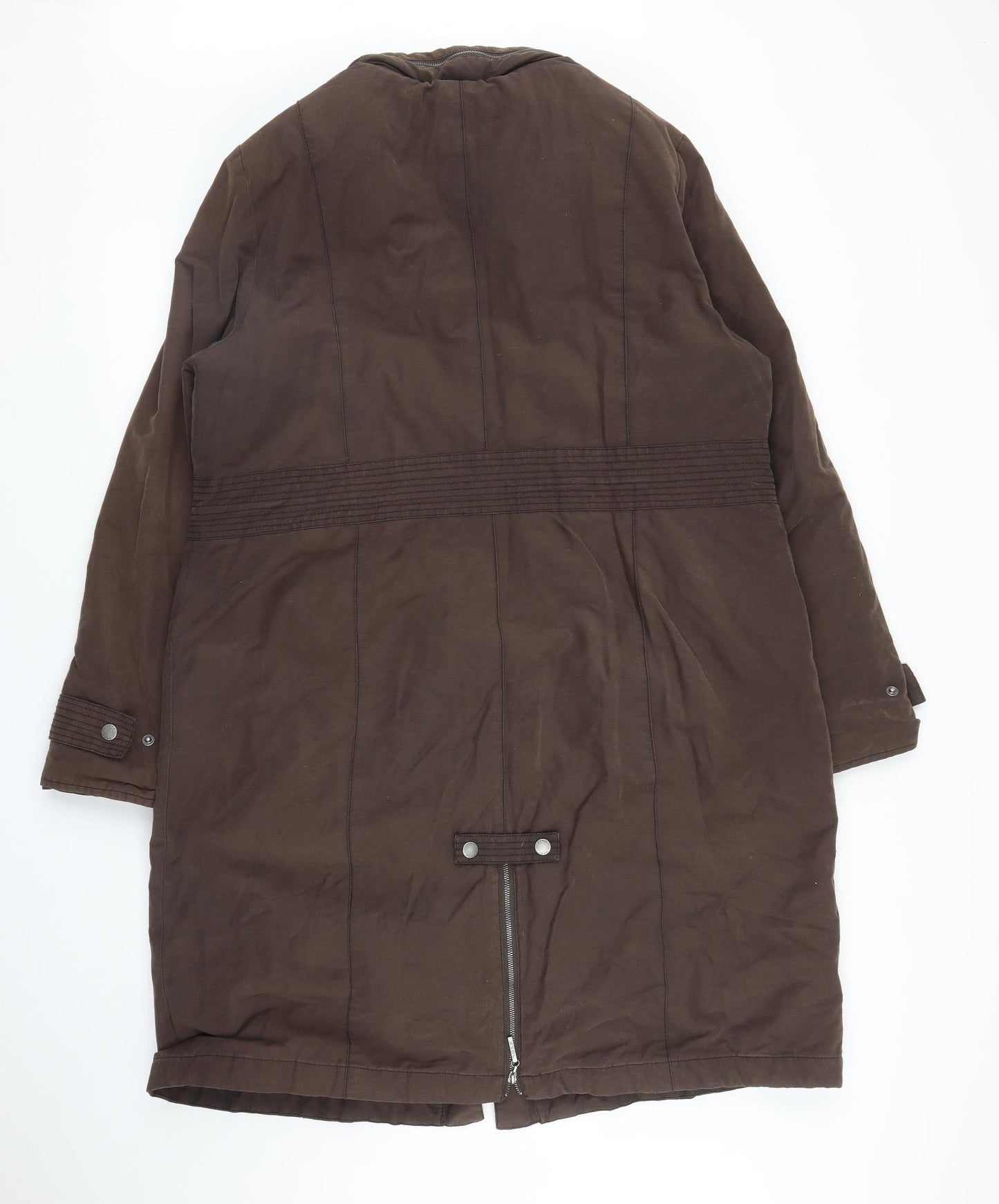 John Richmond Womens Brown   Parka Coat Size 18