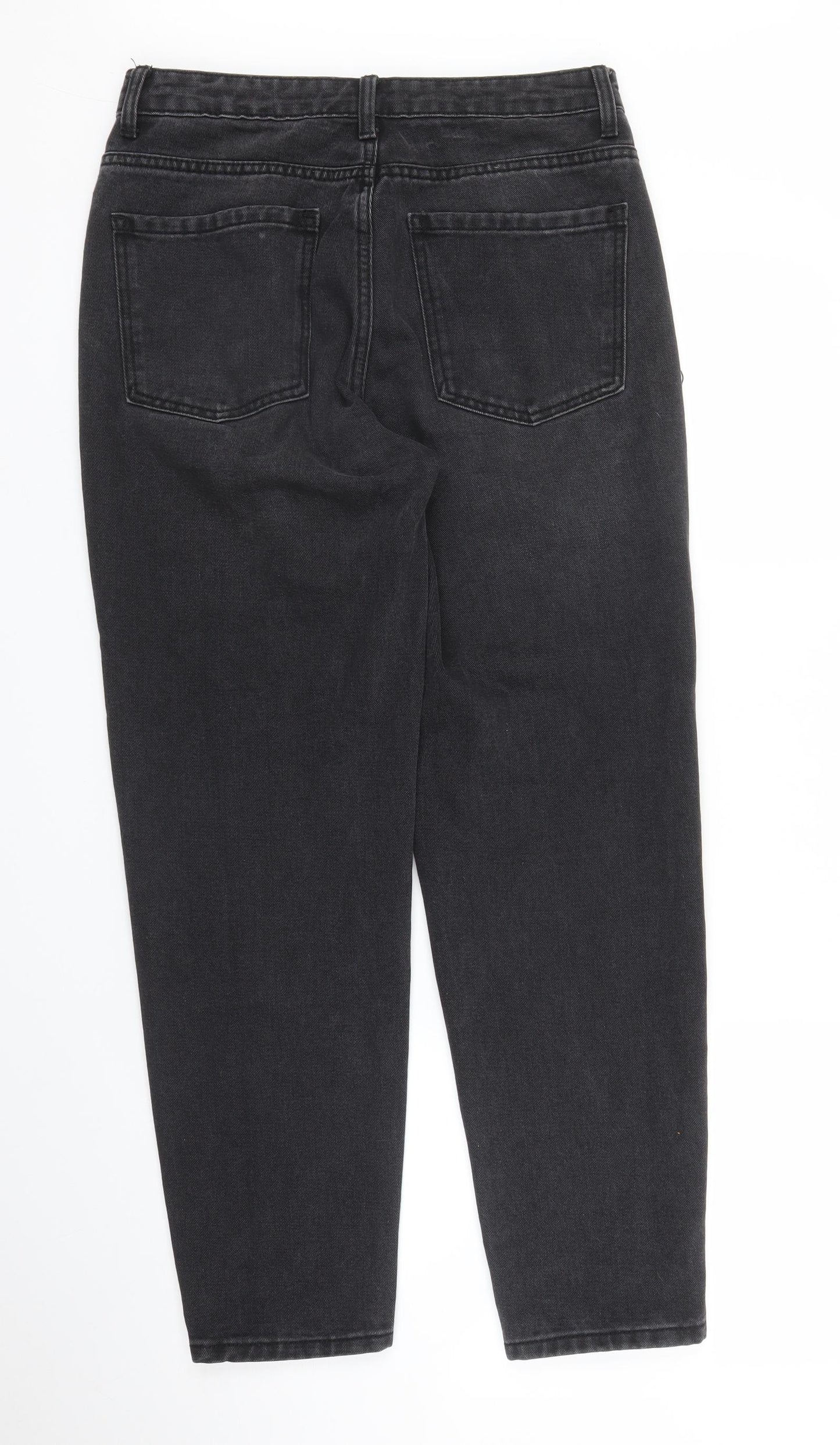 Nasty Gal Womens Black  Denim Mom Jeans Size 10 L26 in