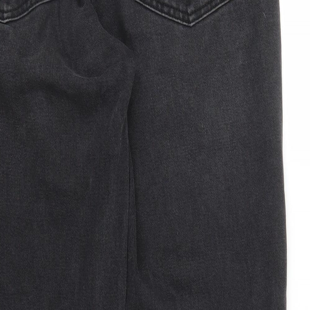 Nasty Gal Womens Black  Denim Mom Jeans Size 10 L26 in