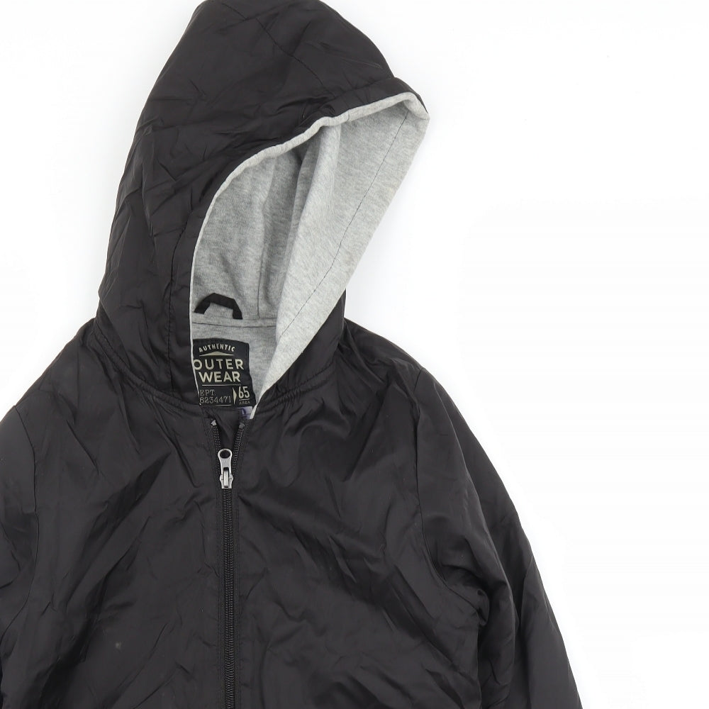 Urban Outer Wear Boys Black   Parka Coat Size 9 Years