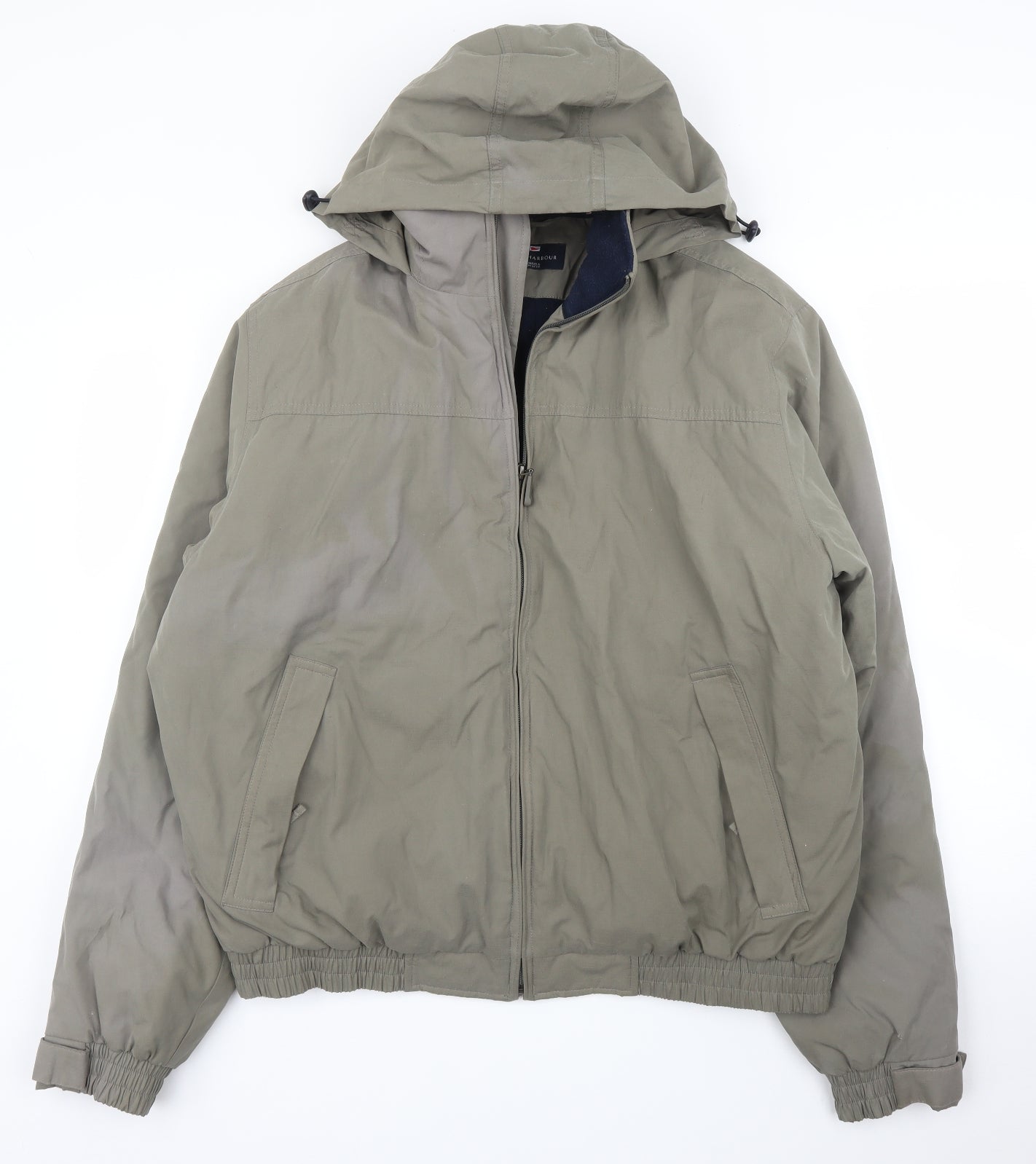 M&S Mens Green   Parka Coat Size L