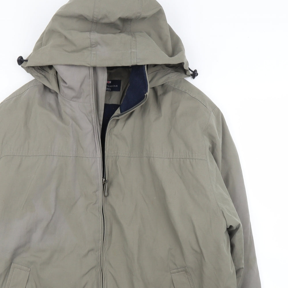 M&S Mens Green   Parka Coat Size L