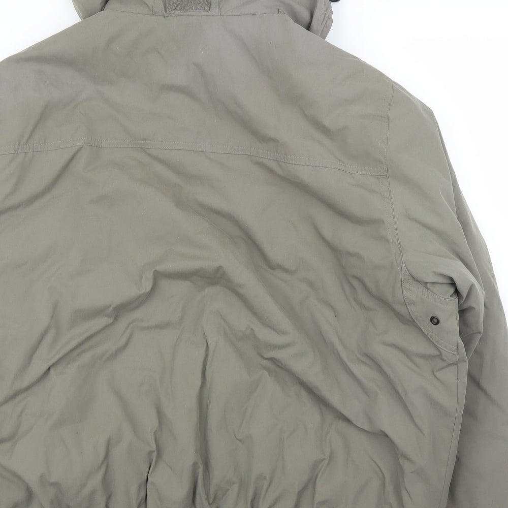 M&S Mens Green   Parka Coat Size L