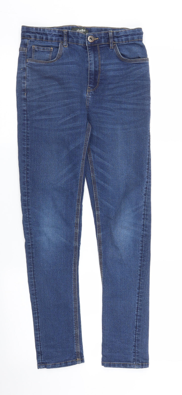 Studio Denim Girls Blue Denim Skinny Jeans Size 12 Years