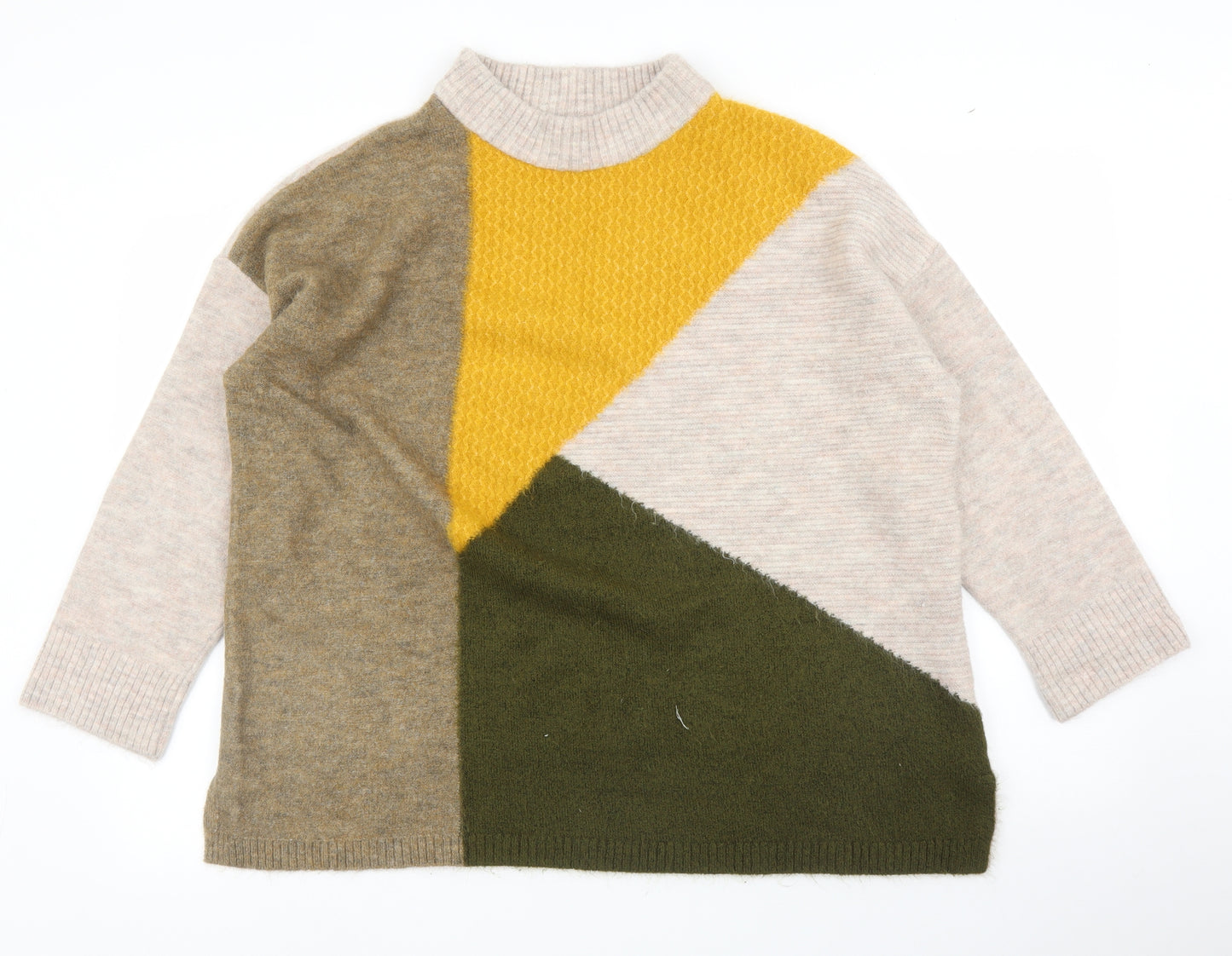 M&Co Womens Beige   Pullover Jumper Size 18