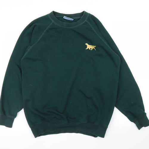 Blue Max Mens Green   Pullover Jumper Size M