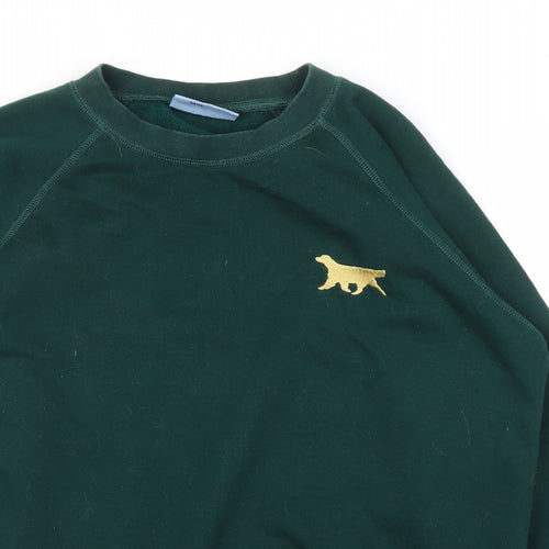 Blue Max Mens Green   Pullover Jumper Size M
