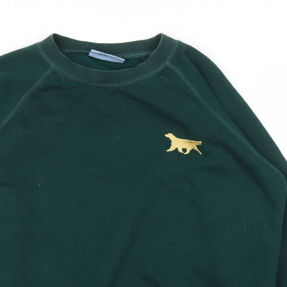 Blue Max Mens Green   Pullover Jumper Size M