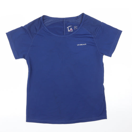 LA Gear Womens Blue   Basic T-Shirt Size 12
