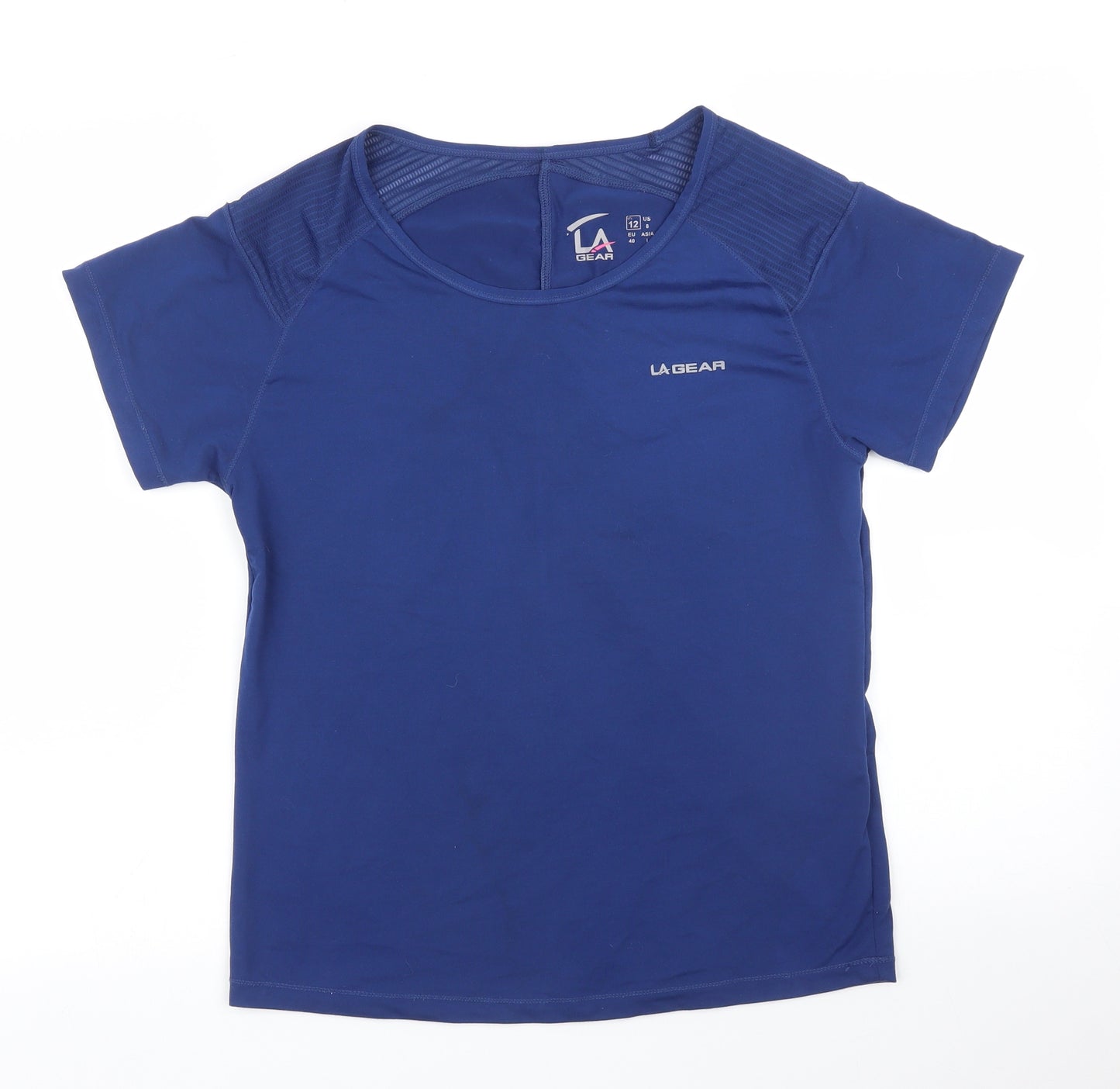 LA Gear Womens Blue   Basic T-Shirt Size 12