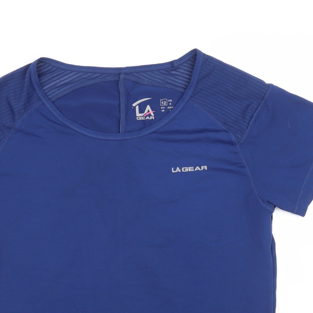 LA Gear Womens Blue   Basic T-Shirt Size 12