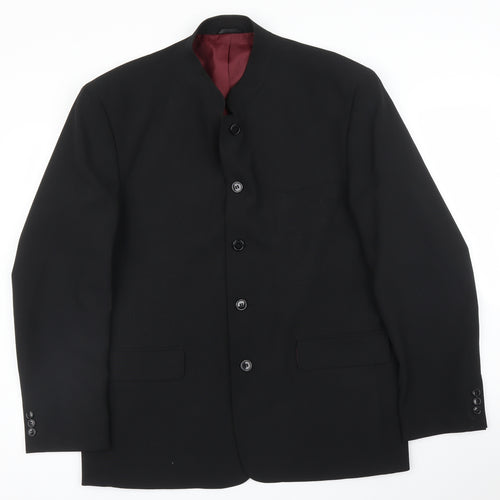 Douglas Mens Black   Jacket Suit Jacket Size 42