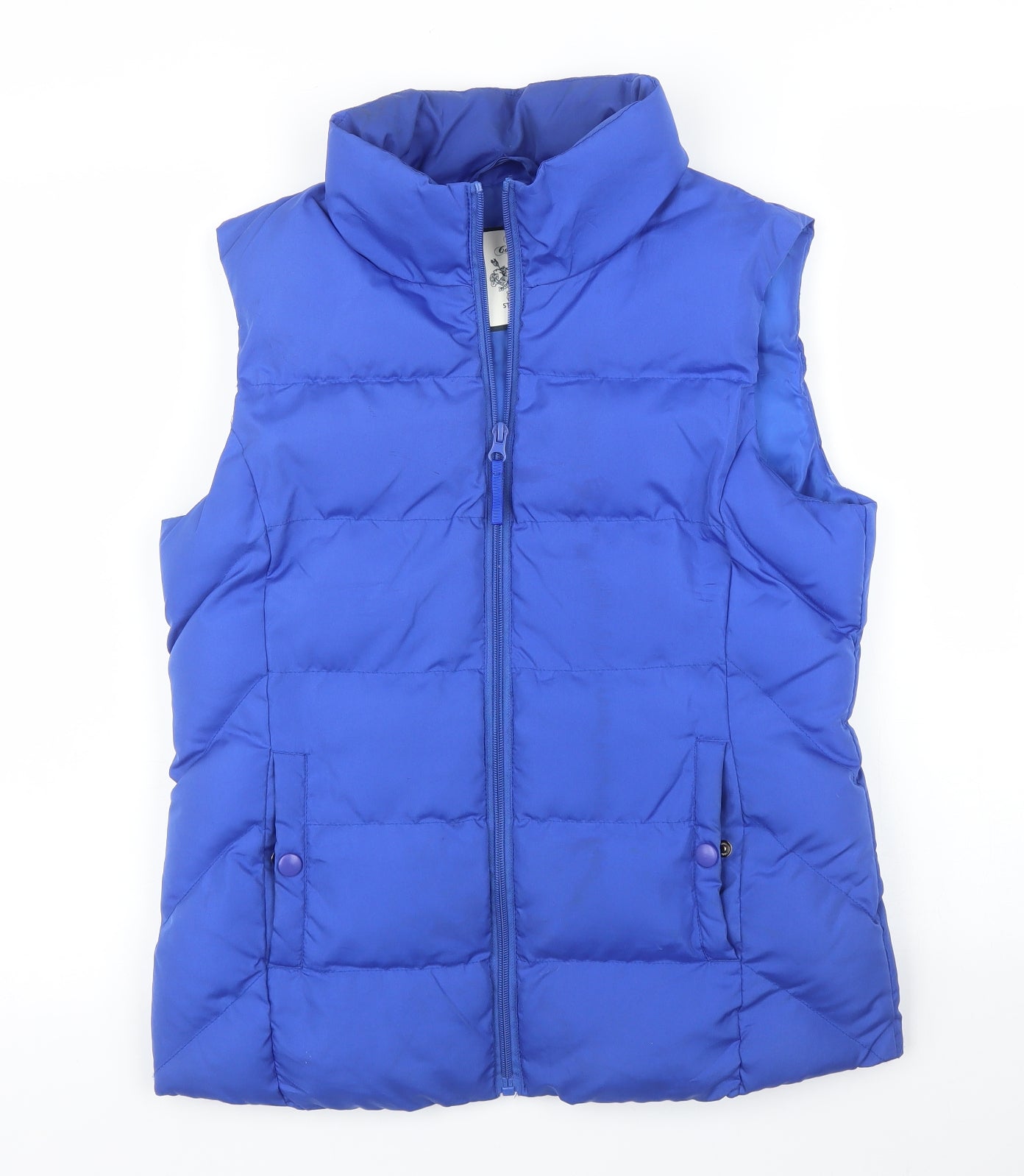 Store Twenty One Womens Blue   Gilet Coat Size 12