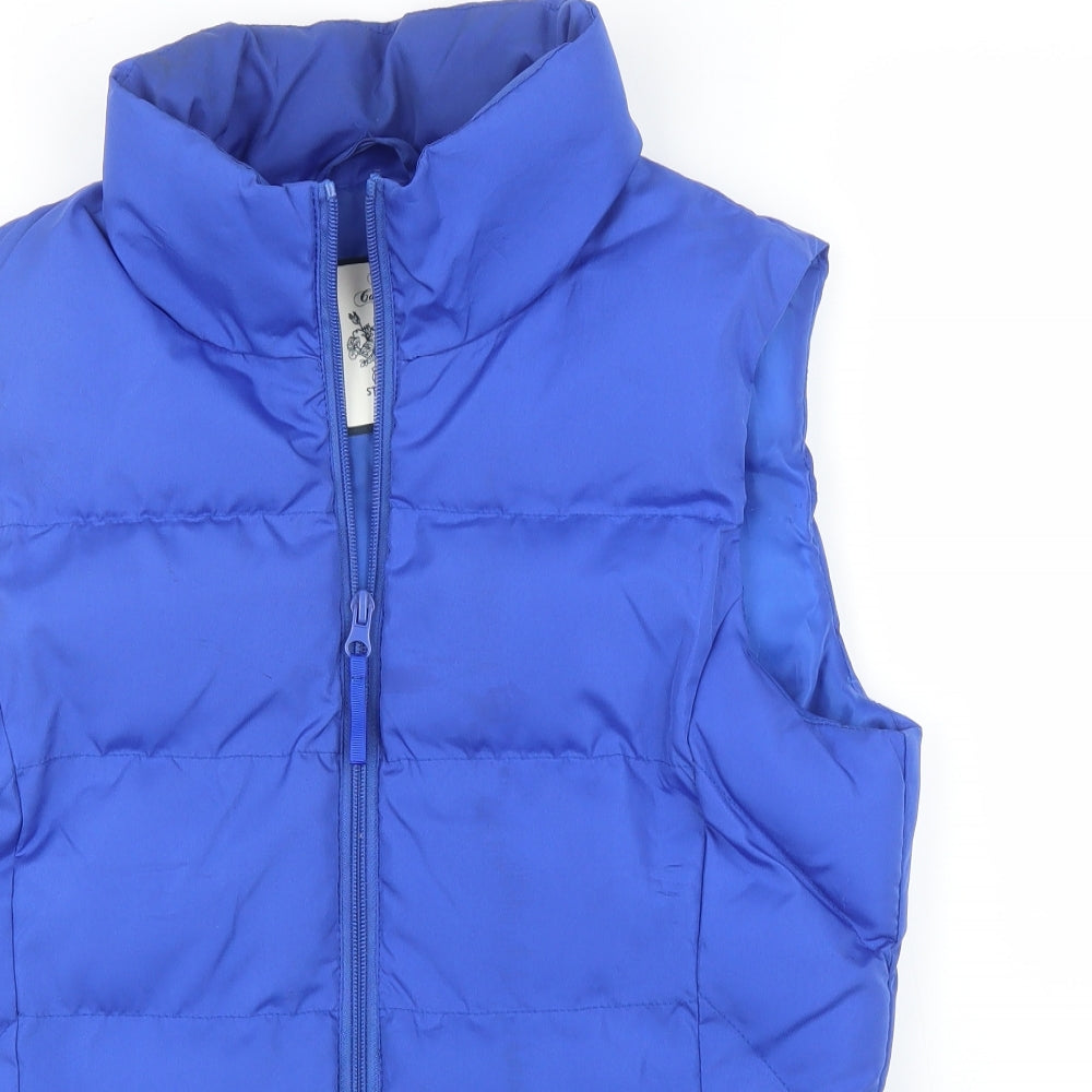 Store Twenty One Womens Blue   Gilet Coat Size 12