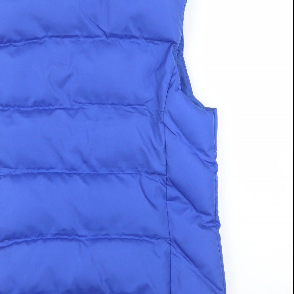 Store Twenty One Womens Blue   Gilet Coat Size 12