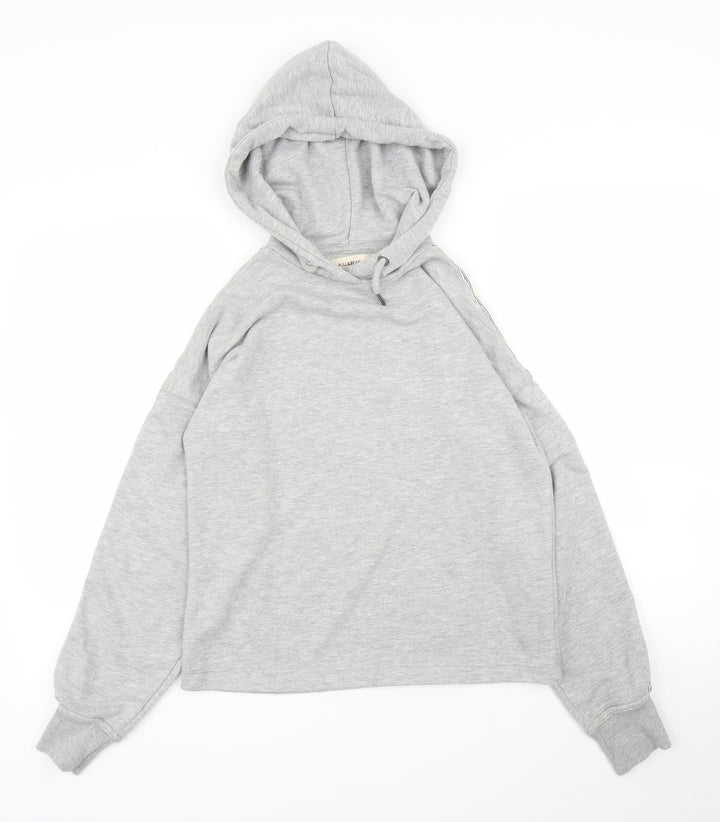 Pull&Bear Womens Grey   Pullover Hoodie Size XS