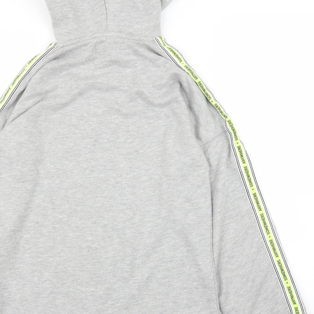 Pull&Bear Womens Grey   Pullover Hoodie Size XS