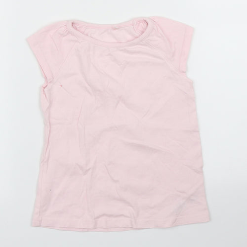 George Girls Pink   Basic T-Shirt Size 3 Years