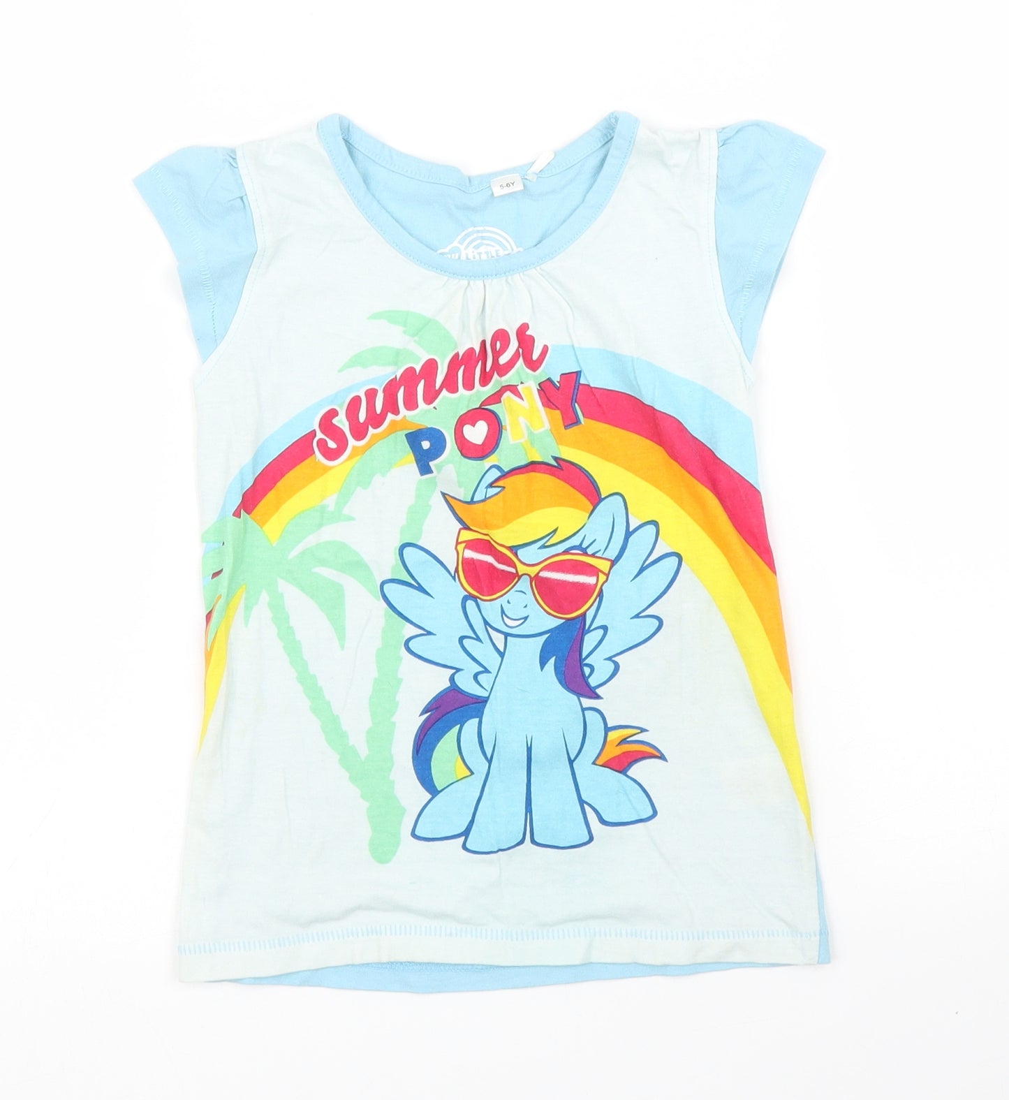 My Little Pony Girls Pink   Basic T-Shirt Size 5 Years