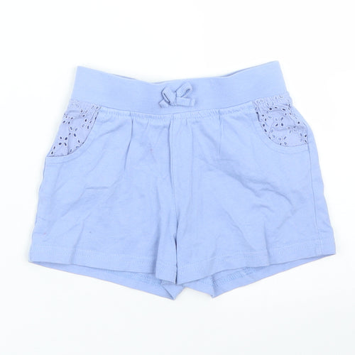 George Girls Blue   Bermuda Shorts Size 4 Years
