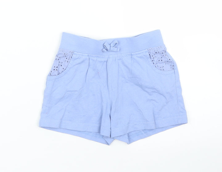 George Girls Blue   Bermuda Shorts Size 4 Years